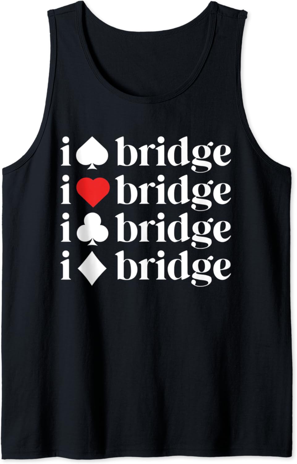 Gifts For Bridge Lover Bridge Card Game Shirt Women Mother Tank Top Amazon.co.uk Fashion
